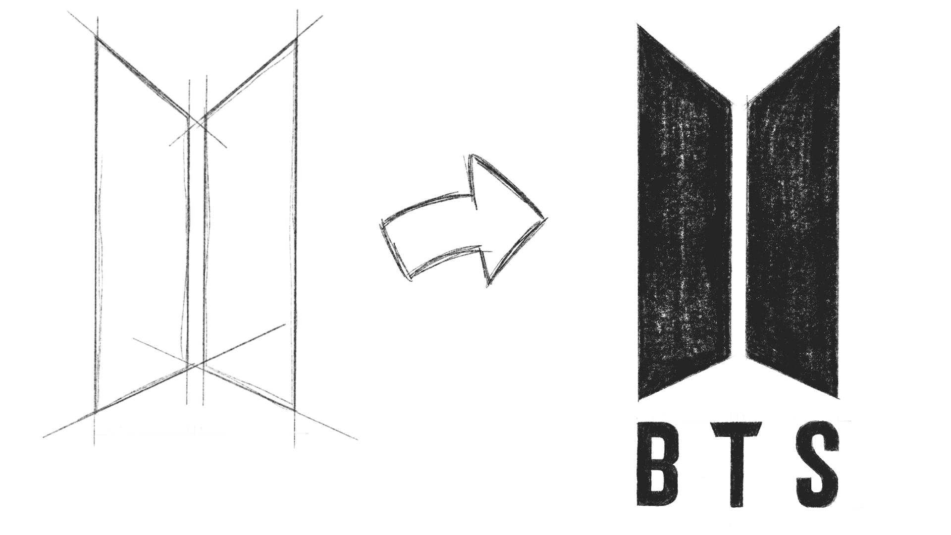 BTS Logo / Bts Wall Decor / Bts Print / Bts Poster / Kpop Bts - Etsy-saigonsouth.com.vn